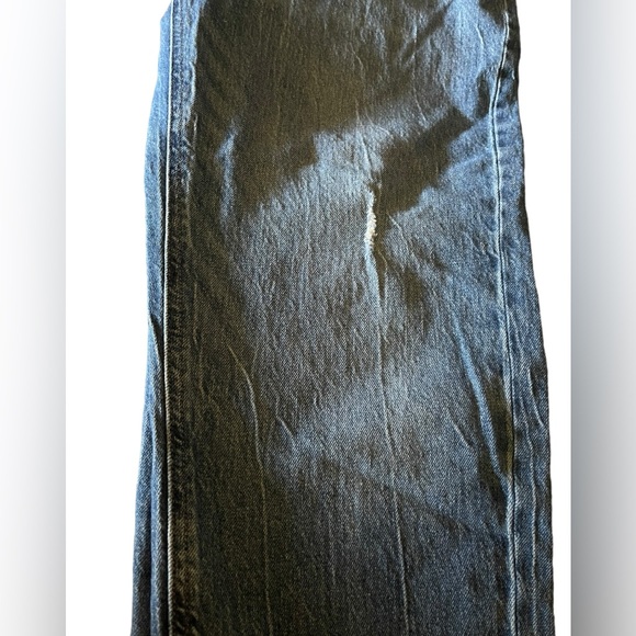 LUCKY brand boy mid rise relaxed straight distressed women’s jeans EUC - Picture 6 of 12